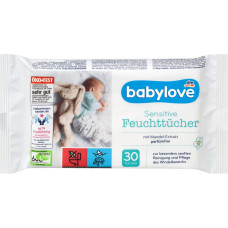 babylove Дитячі вологі серветки Sensitive, 30 шт.