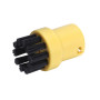 Щітка кругла для пароочисника Karcher SC1 SC2 SC3 SC4 SC5 SC7, жовта
