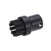 Щітка кругла для пароочисника Karcher SC1 SC2 SC3 SC4 SC5 SC7, чорна