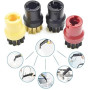 Щітка кругла для пароочисника Karcher SC1 SC2 SC3 SC4 SC5 SC7, червона