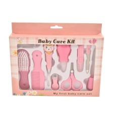 Baby Care Kit Набір для догляду за новонародженим 10пр, рожевий